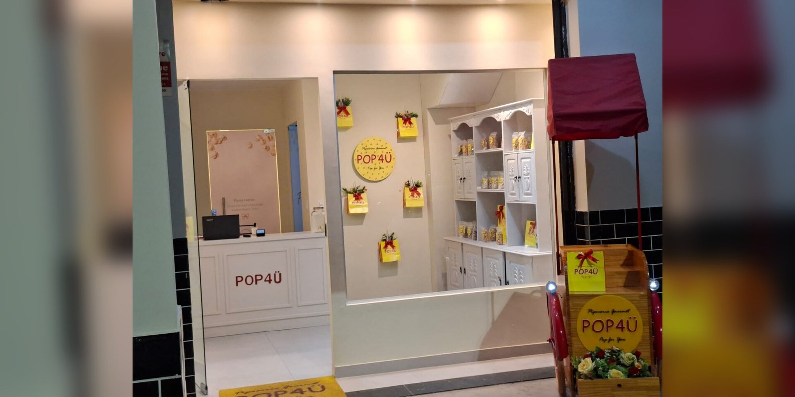 Coleção sazonal de pipocas gourmet e presentes POP4Ü